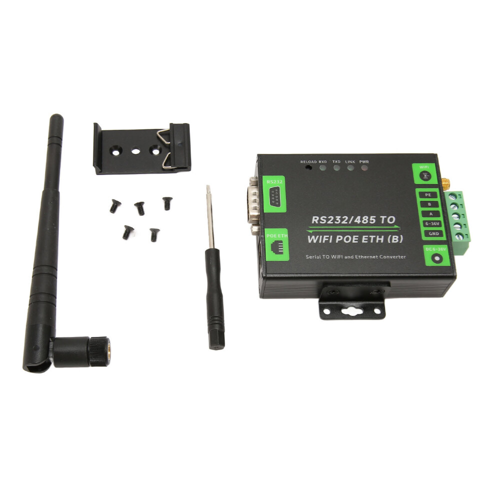 Rs232 Rs485 To Wifi Poe Ethernet Serial Server 8320539096070