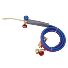 Jewelry Copper Gas Torch Kit with Hose for Oxygen Welding and Soldering, Adjustable Flame, Lightweight Design