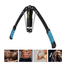 (Default) GoDyna Twister Arm Exerciser Adjustable Resistance 10-200kg Hydraulic Power Twister Bar Double Spring Upper Body Exerciser Expander for Arm