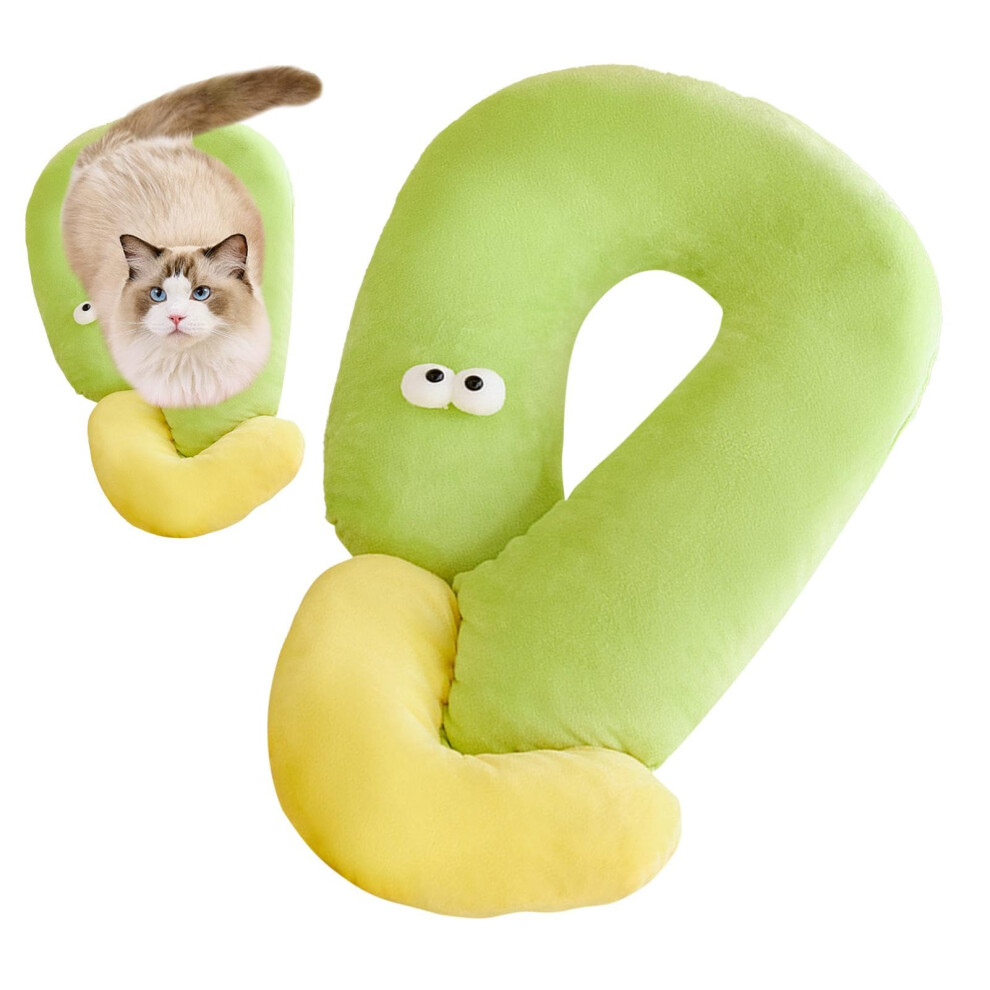 Soothing Cushion for Dogs and Cats, Soft Multifunctional Puppy Cushion, Small Dog Body Pillow, Green Pet Bed-image-OPC-PKF6DWP-NEW