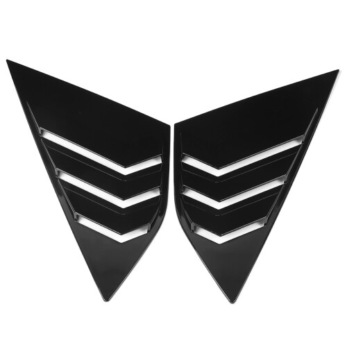 1 Pair Car Rear Window Louver Decor Accessory Fit 2