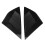 1 Pair Car Rear Window Louver Decor Accessory Fit 4