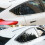 1 Pair Car Rear Window Louver Decor Accessory Fit 6