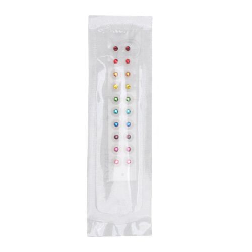 Patch di perle di cristallo per orecchie - 20 fogli, Dimensione patch 1