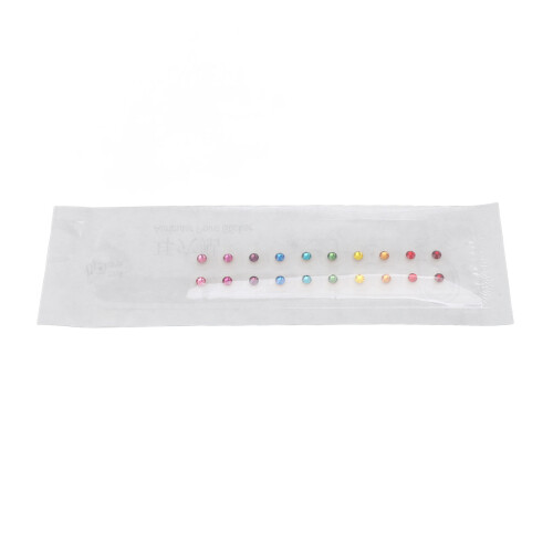 Patch di perle di cristallo per orecchie - 20 fogli, Dimensione patch