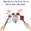 1 Set Somatosensory Virtual Drum Kit Air 4