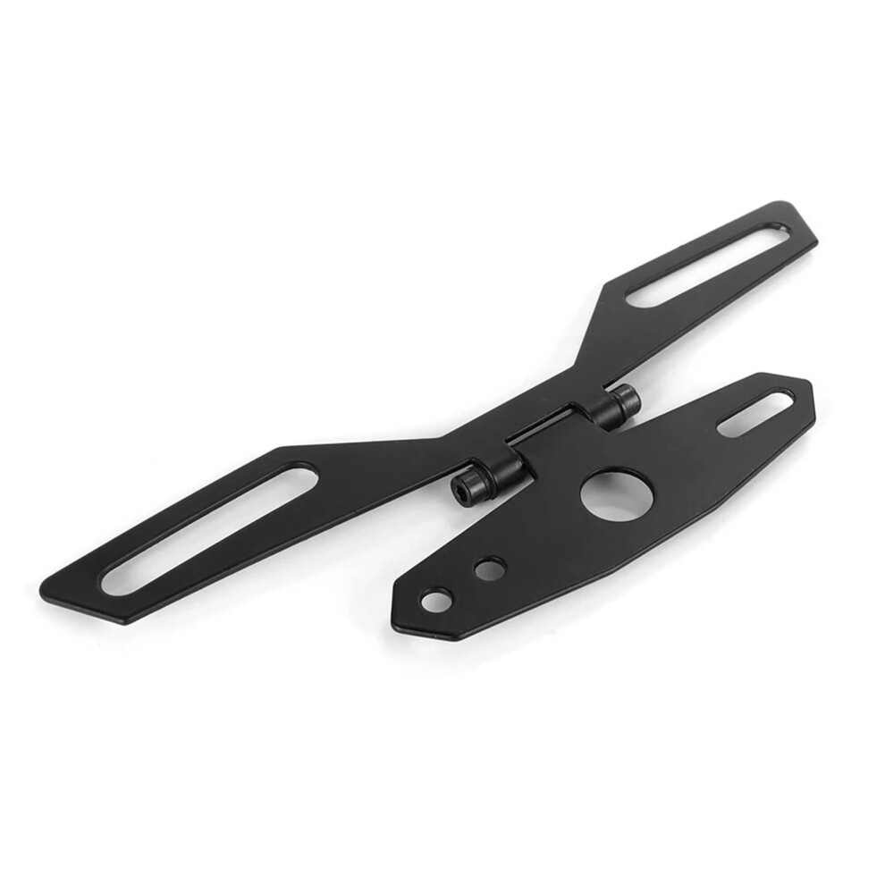 Motorbike Number Plate Holder Universal Motorcycle License Plate Bracket With Taillight Mount Folding Frame 6447073599279