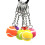 Mini Tennis Ball Key Chain Key Ring Decoration 8
