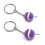 Mini Tennis Ball Key Chain Key Ring Decoration 2