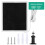 Panel solar de 10 W 5V Type-C, IP65, 9.84ft, Negro 3