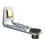 Space Saving Projector Wall Mount Bracket Adjustable Right Angle Design Silvery Grey Compatible with Most Projectors 1