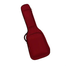 Electric Guitar Bag Backpack for Electric, Acoustic & Classical Guitars - Red, Durable Material, Padded Protection, Adjustable Straps