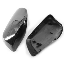 Cache-rétroviseur latéral pour Série 5 E60, 2 pièces, noir, ABS, 26x18x13cm