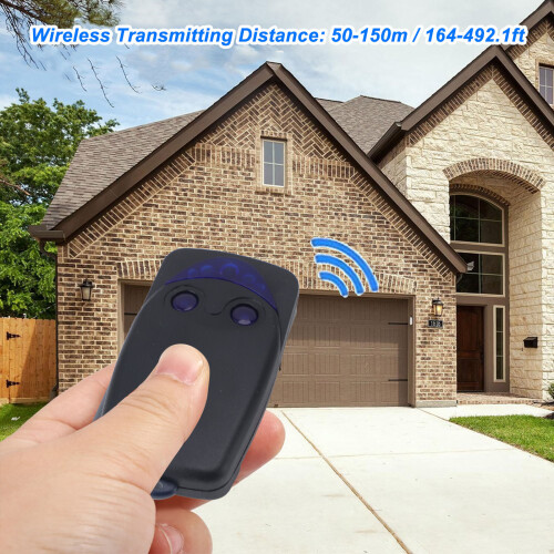 Télécommande de porte de garage FLO2 RS 50mAh 32g ABS 433.92MHz 2