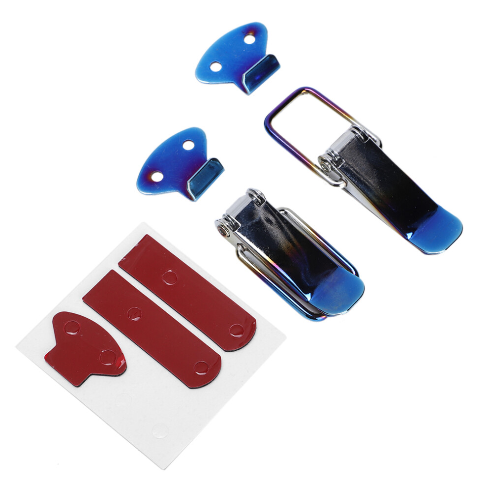 Universal Car Hood Lock Clip Quick Latch Fender 8320539096971