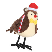 Pâques Oiseau Décoration de table Ornement de chapeau rouge Coton
