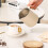 Milchschaumpitcher 750ML Beige 304 Edelstahl 5