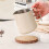 Milchschaumpitcher 750ML Beige 304 Edelstahl 4