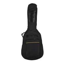 41 Inch Guitar Backpack Bag, Thick Oxford Cloth, Cotton Padded Shoulders, Adjustable Strap, Rubber Handle, Crash Cushion Bottom, Black