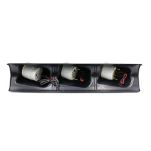 52mm Triple Gauge Kit with Water Temperature Gauge, Oil Pressure Gauge, and Sensor for Left Hand Drive Vehicles