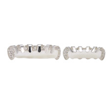 Zahnsatz Hip-Hop Requisiten Zubehör – Gold oder Silber Halloween-Geschenk