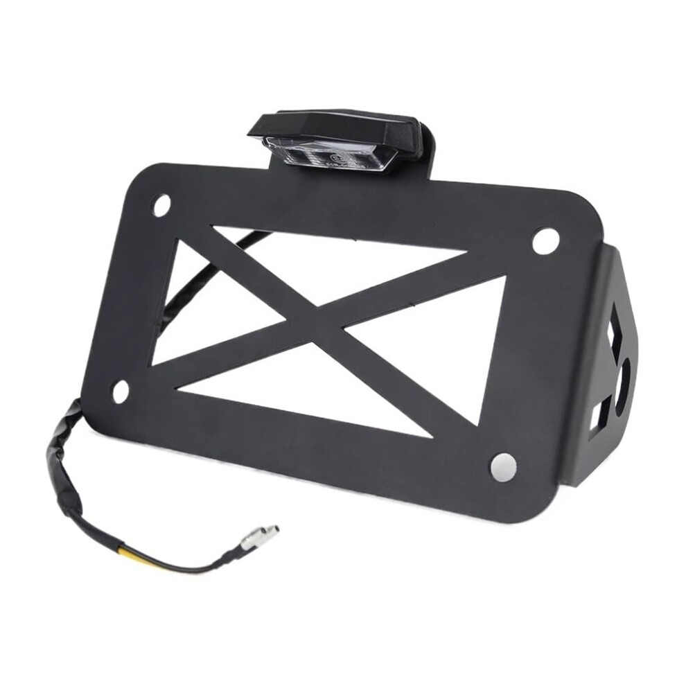 Side Mount License Plate Bracket Holder For Harley Sportster Bobber Chopper Motorcycle Custom Installation 6038364312761