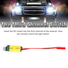 Dritter Kanal Lichtsteuerungs-Schalterboard für RC-Car-Fernsteuerzubehör
