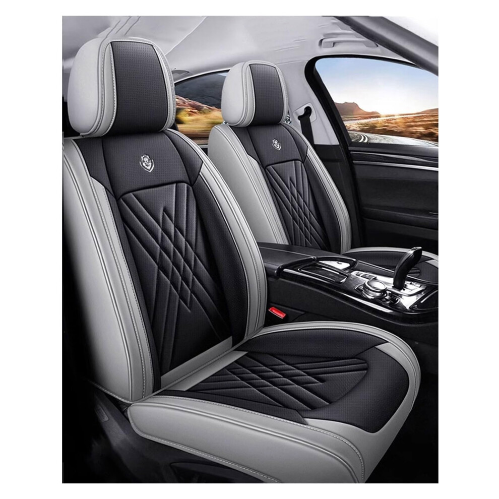 Car Seat Covers Full Set For Dacia Duster 2018-2023, Waterproof Leather Seat Covers For 5 Seats Automotive Vehicle 6447073600142