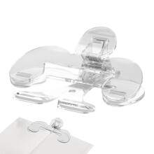 Book Opener 12 – Transparent Page Clip for Books | Ergonomic Design for Kitchen, Office, Home, School Use