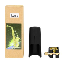 Saxophone Mouthpiece Ligature Caps Clip Leather Ligature