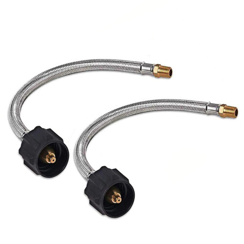 17inch Regulator Propane Hose Connector Replacement Stainless