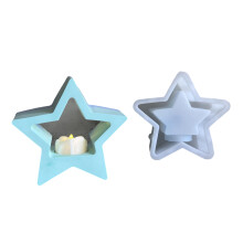 Multi Purpose Star Silicone Mold for DIY Candle Holder and