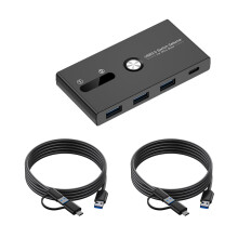 Type C USB 3.0 Switcher Facilitates Easy Device Access Between