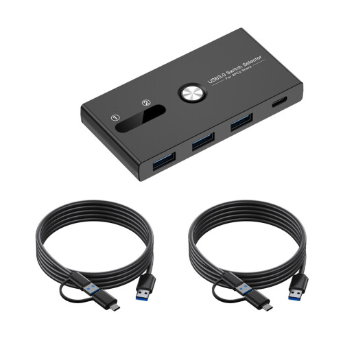Type C USB 3.0 Switcher Facilitates Easy Device Access Between