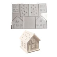 Home Decoration Silicone Mold Miniature House Shaped Ornament