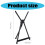 Desk Display Easel Stand Metal Frame Adjustable Portable for 2