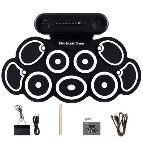 Electronic Drum Set Silicone Electronic Drumming Experience