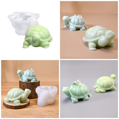 Creative Turtles Shape Silicone Mold Resin Craft Molds Desk 1