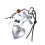 Silver Heart Bowknot Leather Resin Pieces for Adding Elegant to 1