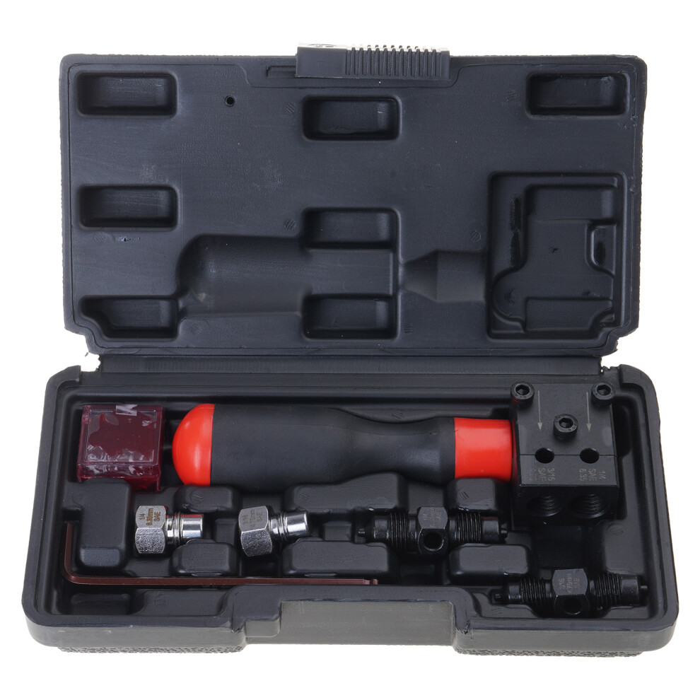 3/16In 1/4In Single Double Flare Adapter Pipe Flaring Kit Auto 7627000071279