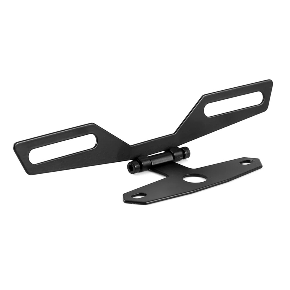 Motorbike License Plate Holder For Motorcycle Atv Foldable Tail Bracket Rear Bracket Mount Light 9084446854640