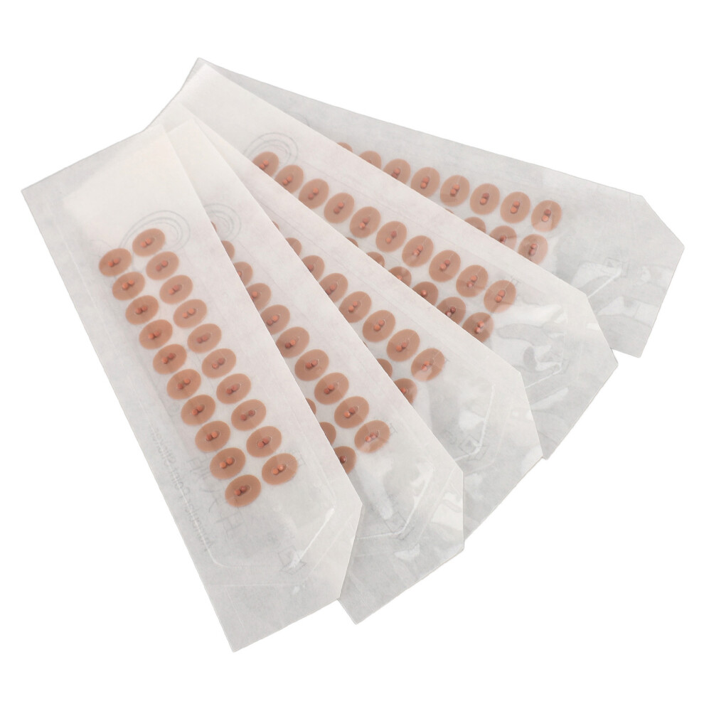 100pcs Transparent Bian Stone Ear Acupressure Patches for Stress Relief