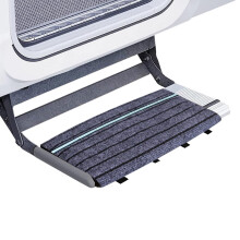 Motorhome Walking Mat with Adjustable Reflective Strips - Waterproof Outdoor Stabilization Plates for Camping and Beach Use