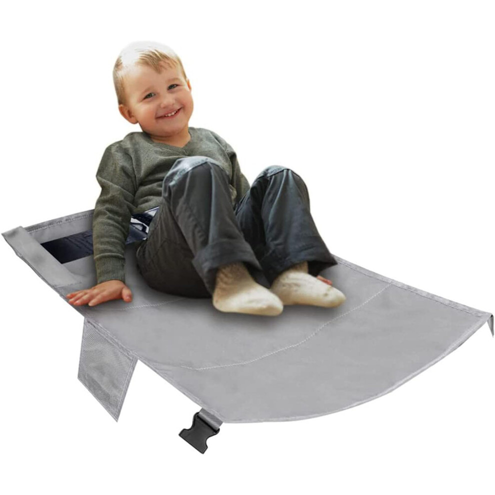 Kids Aircraft Footstool - Lightweight Foldable Foot Hammock for Airplane Travel, Toddler Seat Extender for Leg Support