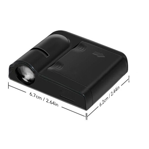 Typ 3 Auto-Türlichter 4.5V 3xAAA 6.7x6.2cm Silber 1
