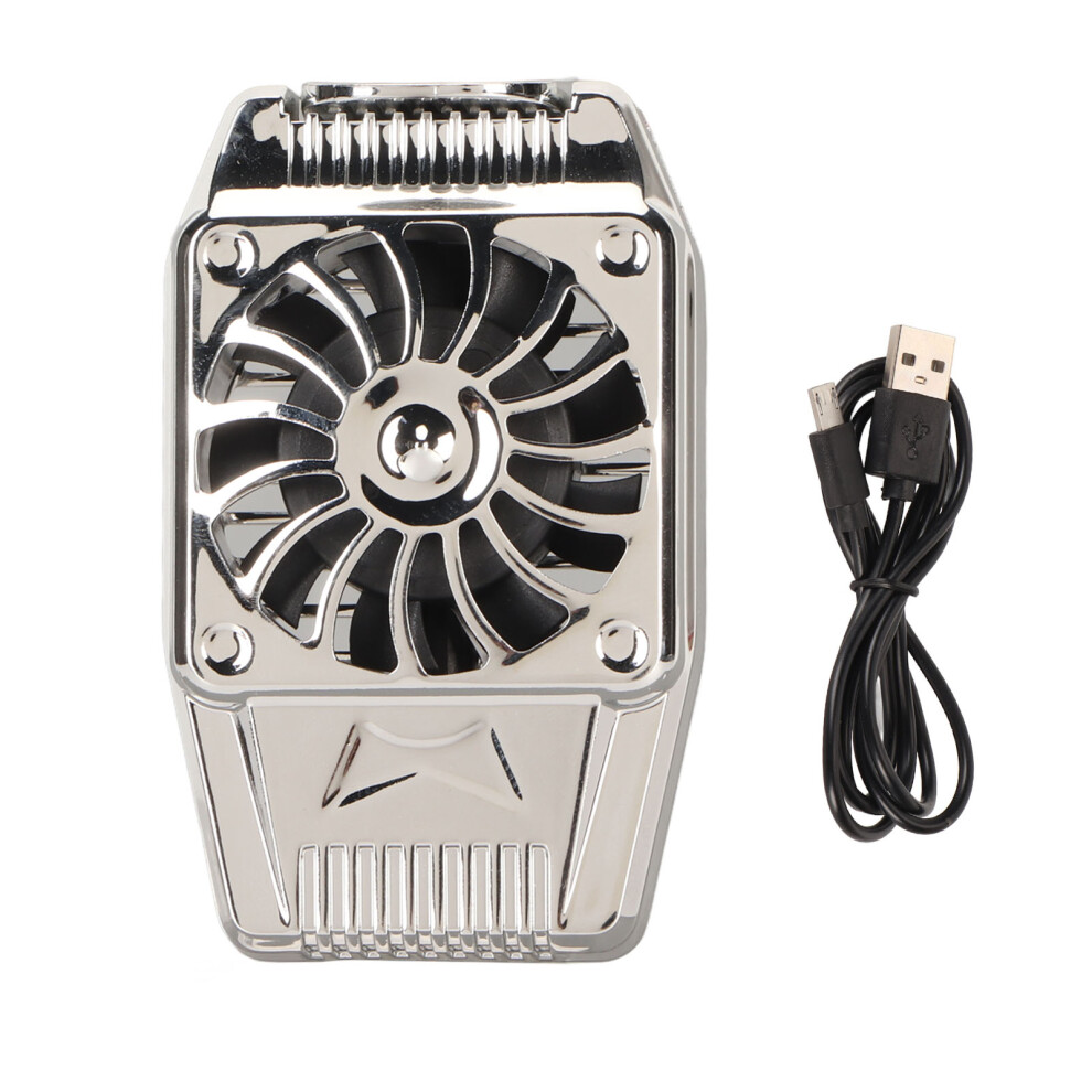Phone Cooler Super Silent Cell Phone Cooling Fan Silver 8320539099132