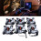 6pcs 120mm RGB LED Fan Silent Multi Layer Colorful 11