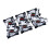 6pcs 120mm RGB LED Fan Silent Multi Layer Colorful 4