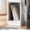 SoBuy Slim White Bedside Table with Drawer, 25x40x60cm 7
