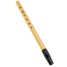 Portable Gold C Tune Short Flute for Student Competitions and Bands